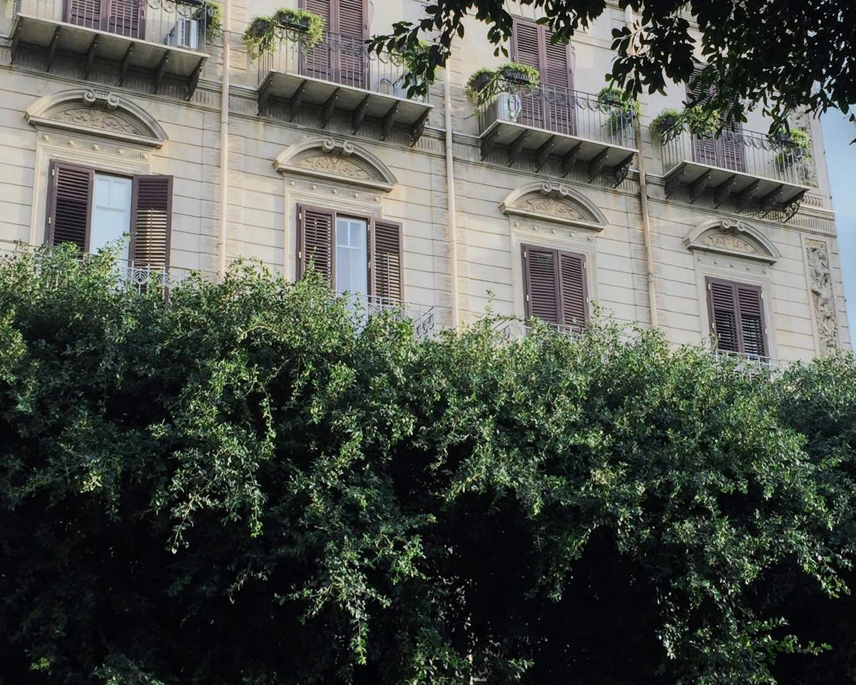 Le finestre dello Studio di Via Velasquez 38, Palermo
